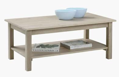 oak COFFEE TABLE CORNDELL NIMBUS