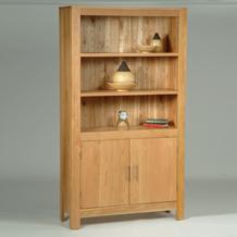 Oak Contemporary Oak Bookcase Large