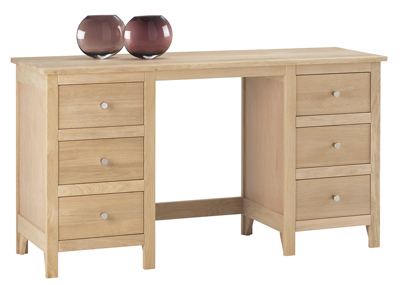 OAK DRESSING TABLE TWIN PED NIMBUS