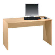 Framed Modular desk, oak effect
