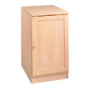 Oak Framed Modular Low single door cupboard, oak