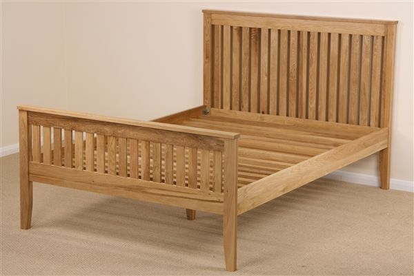 Dakar Solid Oak Double Bed