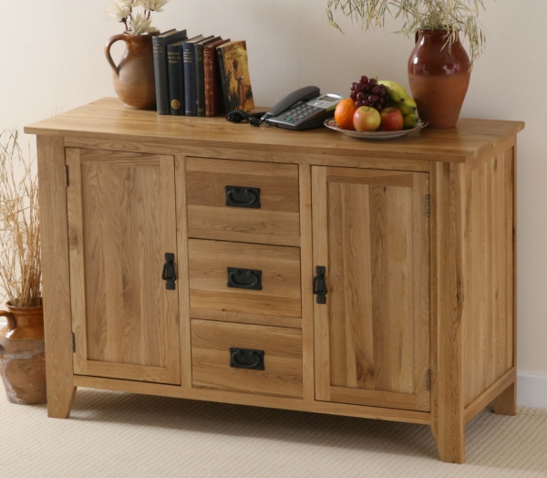 Oak Furniture Land Eden Solid Oak Large Sideboard