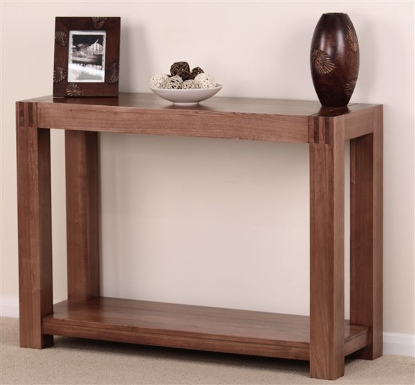 Oak Furniture Land Enzo Solid Ash Console / Hall Table
