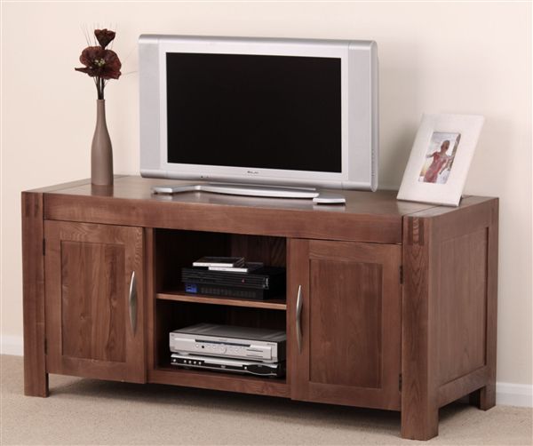 Oak Furniture Land Enzo Solid Ash Widescreen TV Unit