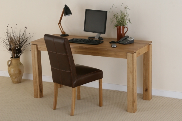 Galway Solid Oak Large Computer Table
