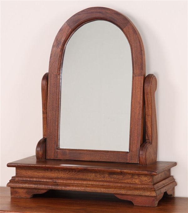 Oak Furniture Land Klassique Teak Indian Adjustable Mirror