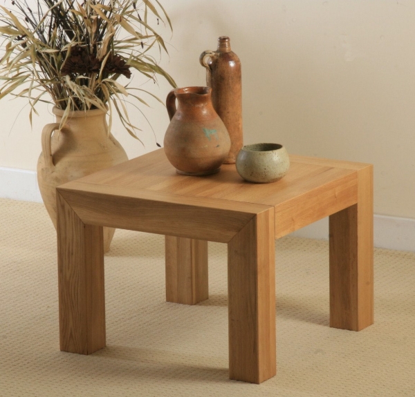 Oak Furniture Land Pablo Solid Oak Side Table