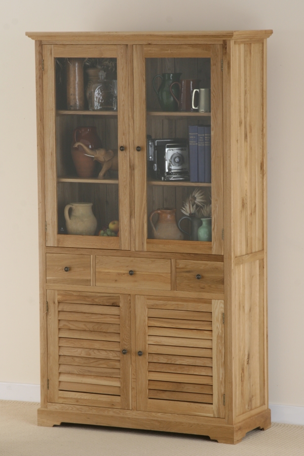 oak furniture land display cases