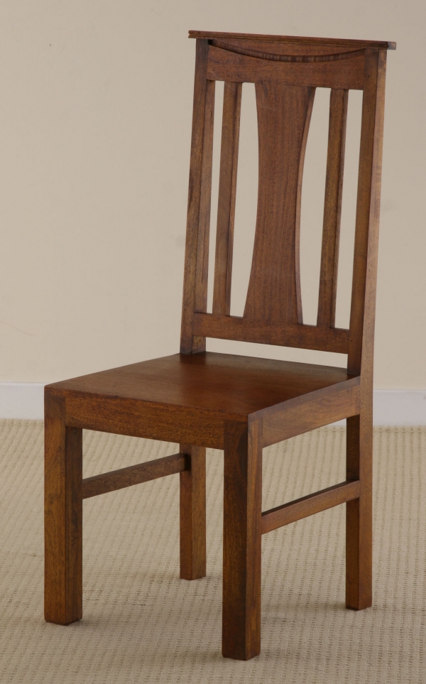 Oak Furniture Land Tokyo Brown Teak Mango Dining Chair