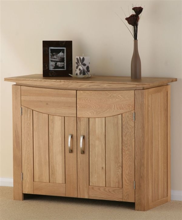 Oak Furniture Land Tokyo Solid Oak Small Sideboard