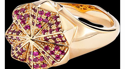 Nature is King Ring, Rose Gold with Smokey