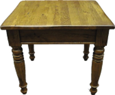 OAK OCCASIONAL TABLE RUSTIC