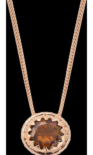 OAK Star of Nature pendant, Rose Gold Vermeil