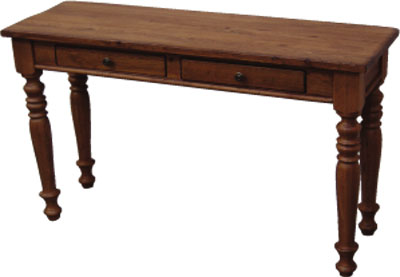 oak TABLE CONSOLE RUSTIC