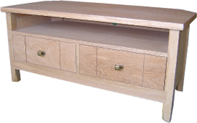 OAK TV DVD UNIT HOVE