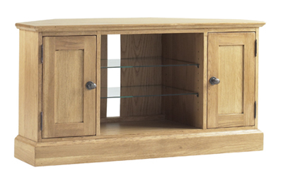 oak TV UNIT CORNER CORNDELL COUNTRY OAK