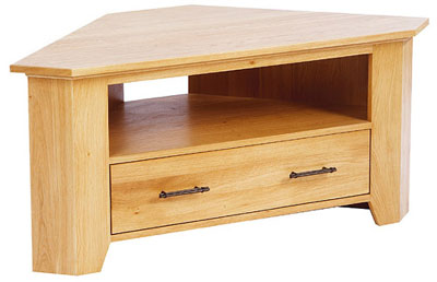 oak TV UNIT CORNER TUSCANY