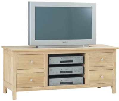 oak TV Unit Large Corndell Nimbus