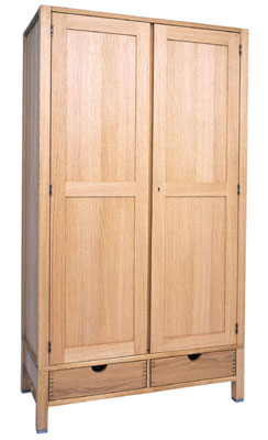 oak WARDROBE 2 DOOR ALBA