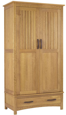 WARDROBE DOUBLE WITH DRAWER KINGSLEIGH
