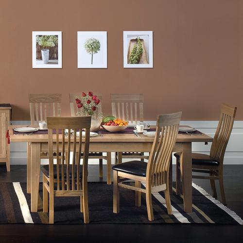 Oakleigh Furniture Oakleigh Dining Set (Extending table  6 Classic