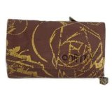 Oakley Animal Rose Leather wallet - Gold / Brown