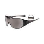 oakley Breathless Polished Black - Warm Grey