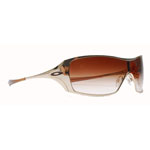 oakley Dart Polished Gold - Brown Gradient
