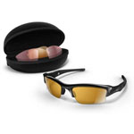 oakley Flak Jacket XLJ Black - Gold Persimmon G30