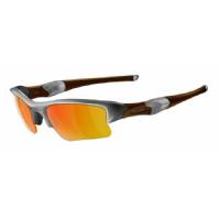 Oakley FLAK JACKET XLJ SUNGLASSES - SILVER/FIRE