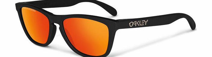 Oakley Frogskin Sunglasses - Matte Black/Ruby