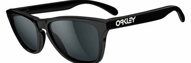 Oakley Frogskin Sunglasses - Polished Black/Grey