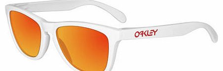Frogskins Glasses - Polished White/ruby