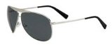 Oakley Giorgio Armani 567/S Sunglasses 010 (RA) SILV/BROWN (GREY PZ) 65/09 Large