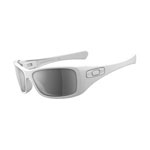 oakley Hijinx Polished White - Black Iridium