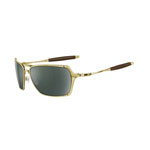 oakley Inmate Polished Gold - Dark Grey
