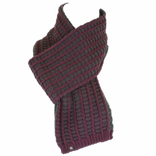Oakley Ladies Oakley Chunky Knit Scarf 481 Wine