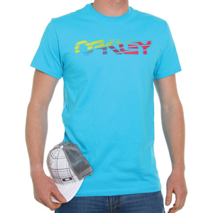 Oakley Lightning Tee shirt - Neon Blue
