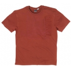 Oakley Mens HDO Target Crew Knit T-Shirt Brick Red