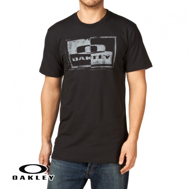 Oakley Mens Oakley Block It T-Shirt - Jet Black
