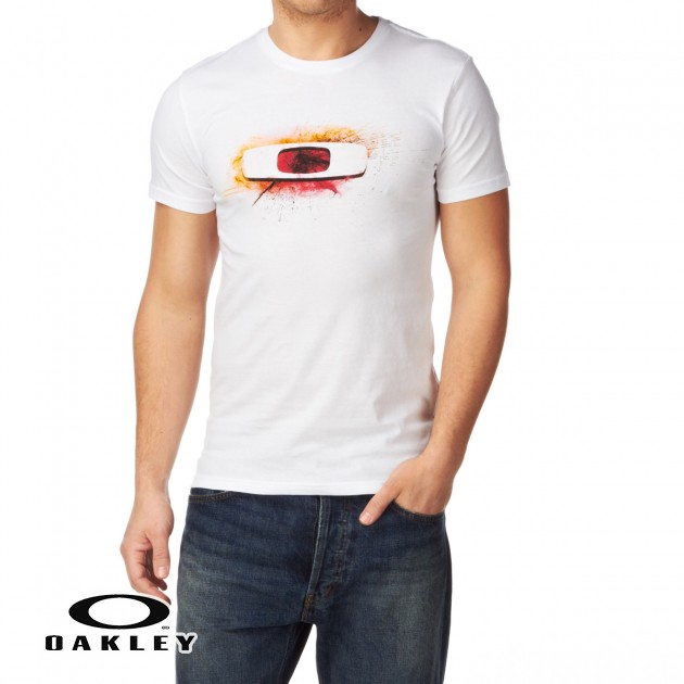 Oakley Mens Oakley Burst T-Shirt - White