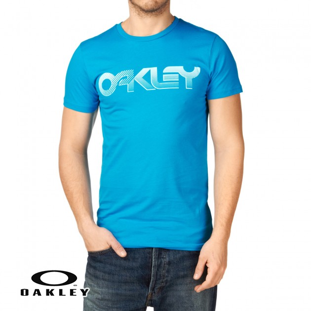 Oakley Mens Oakley Current Edition T-Shirt - Pacific