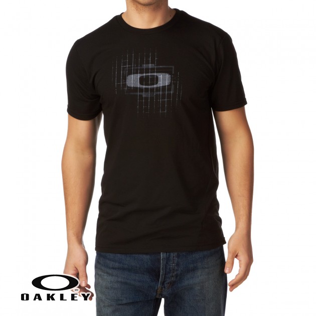 Mens Oakley O-Square T-Shirt - Jet Black