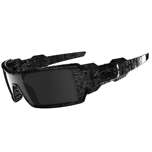 Oakley Mens Oakley Oil Rig W/silver Ghost Text