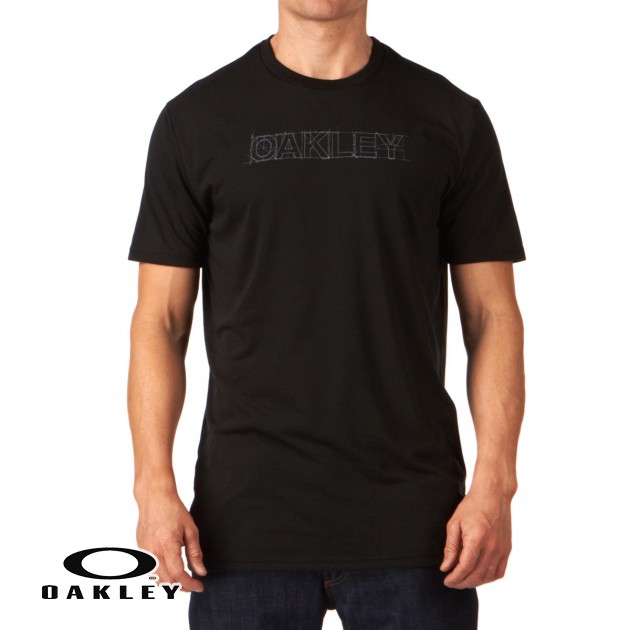 Mens Oakley Sketch It T-Shirt - Jet Black