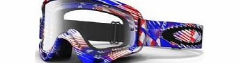 Oakley MX XS O Frame Digi-Slash Patriotic/Clear