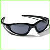 Oakley New Straight Sunglasses Black/Grey