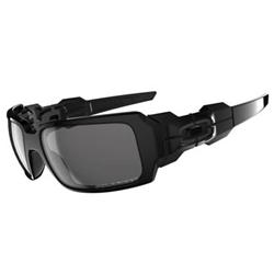 oakley Oil Drum Sunglasses - Polished Black/Grey