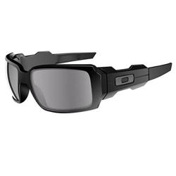 Oakley Oil Drum Sunglasses - Polished Blk/Grey